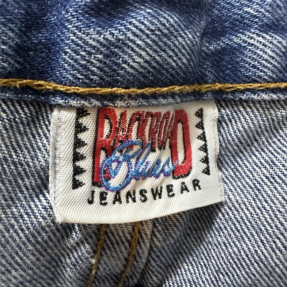 BACKROAD BLUES Y2K 90s Women's Denim 5-Pocket Shorts: Size 12 - Picture 2 of 15